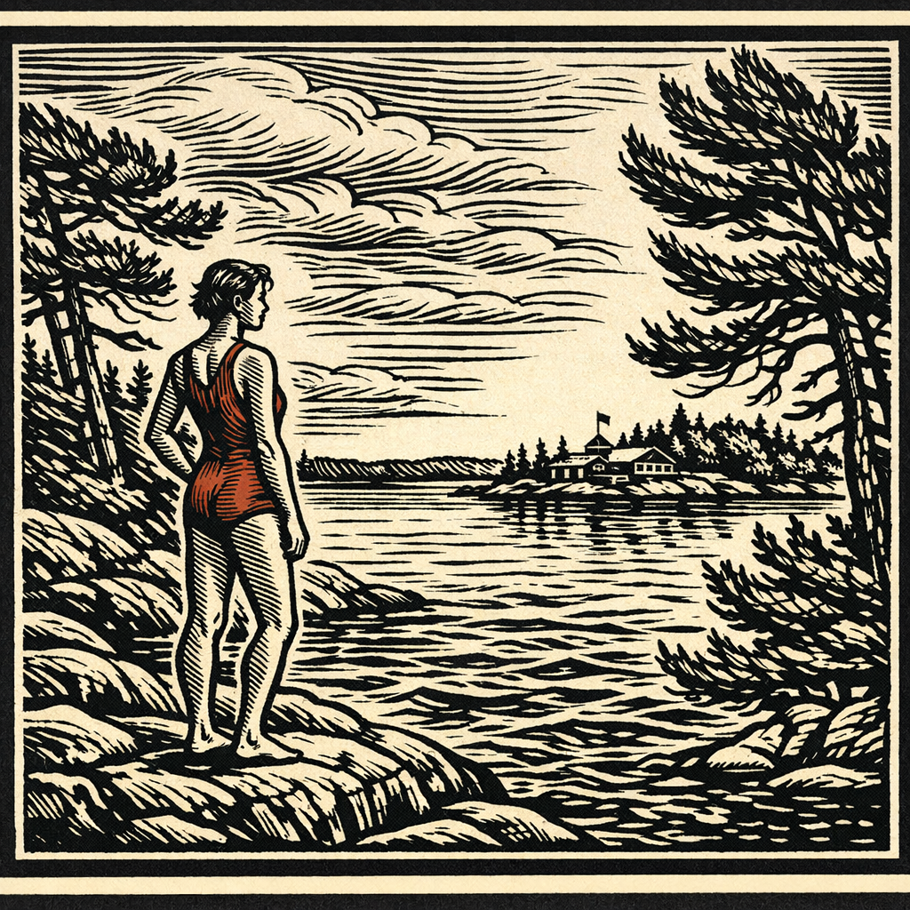 Swimmer at Point au Baril